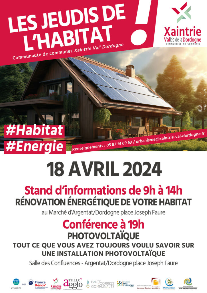 Stand d'information le 18 avril 2024 à la Salle des Confluences d'Argentat-sur-Dordogne