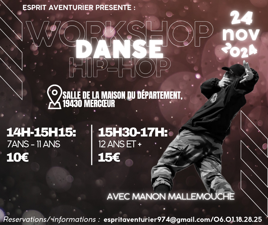 stage de danse hip hop en milieu rural